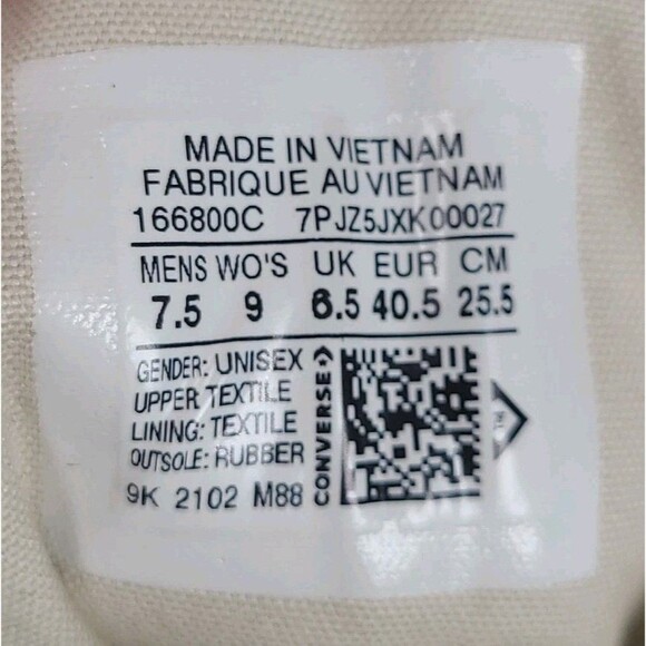 Converse Chuck Taylor Run Star Hike Shoes Womens Size 9 Men's 7.5 - Picture 6 of 6